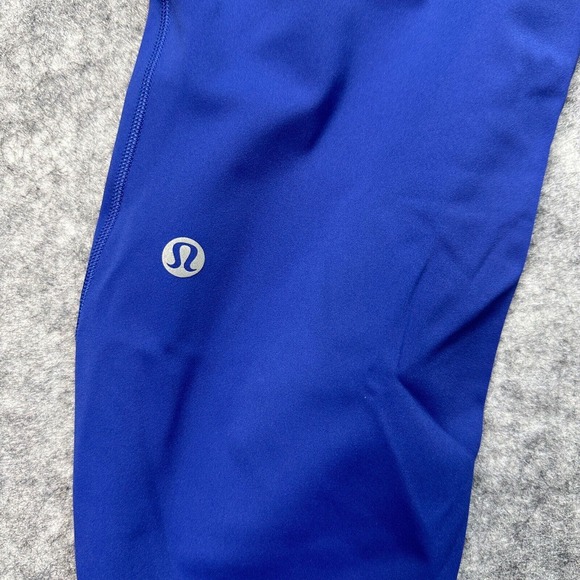 New Lululemon Size 20 Base Pace HR Crop 23" Tight Leggings PYSH Psychic Blue - Picture 6 of 10